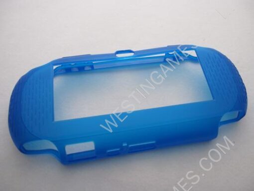 Soft TPU Case for PSP Vita PSV - Transparent Blue - Image 2