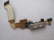 Dock Connector Charging Port Flex Cable Spare Part for iPhone 4s - White