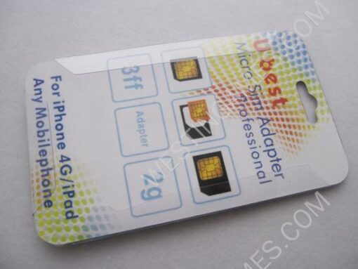 Professional U Best Crystal Micro Sim Adapter for iPhone / iPad /Mobile Phone - Image 4