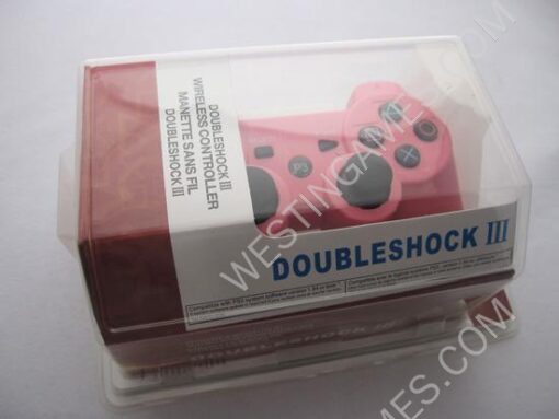 Dual Shock Dualshock 3 Wireless Bluetooth Sixaxis Controller Pink for All PS3 (NEUTRAL)