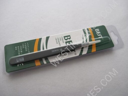 Anti-Static Non-Magnetic Super Fine Tip Straight Tweezer BT-203 (125mm) - Image 3