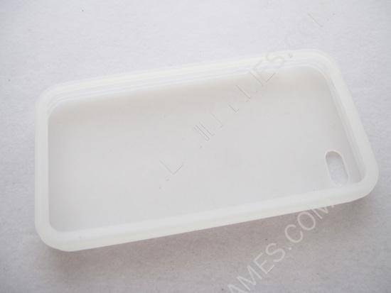 Silicon Case for iPhone 4 4G/4S - White