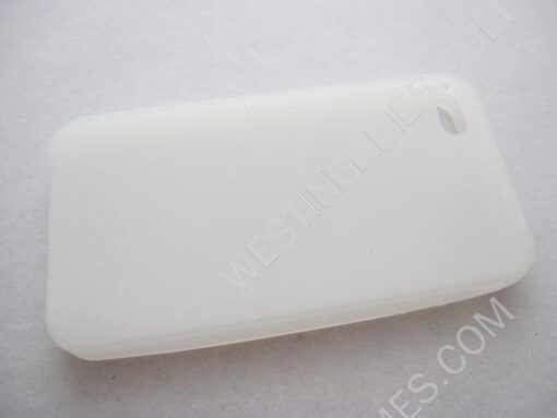 Silicon Case for iPhone 4 4G/4S - White - Image 2