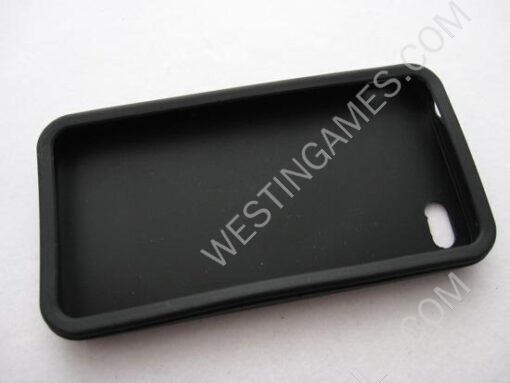 Silicon Case for iPhone 4 4G/4S - Black