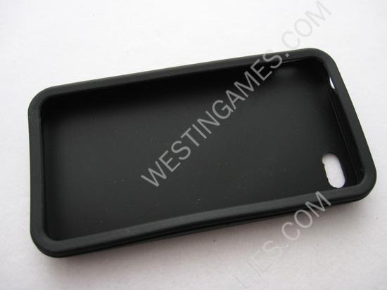 Silicon Case for iPhone 4 4G/4S - Black