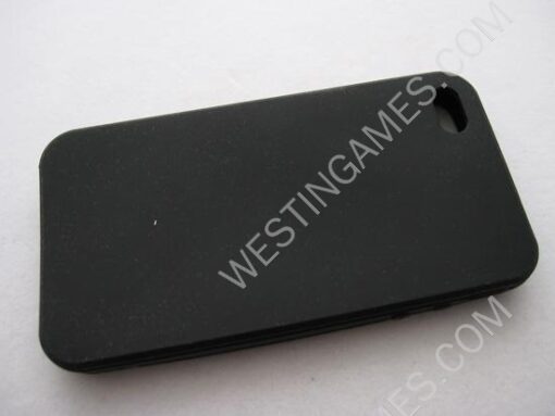 Silicon Case for iPhone 4 4G/4S - Black - Image 2
