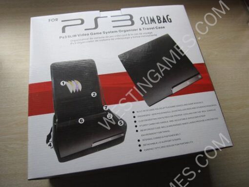 Travel Carrying Case Bag for PS3 Slim Console - Modle 2 - Image 6