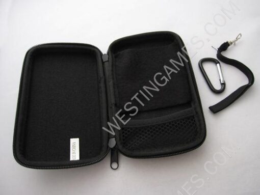 Remote & Nunchuk Controller Set Carry Bag Case for Wii - White/Black - Image 2