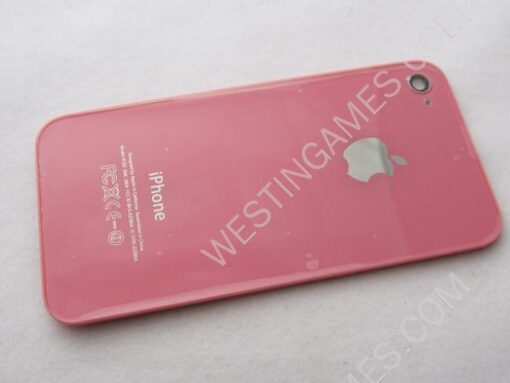 Full LCD Screen + Touch Screen Digitizer Assembly with Back Cover for iPhone 4 - Pink - Image 4