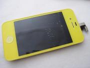 Full LCD Screen + Touch Screen Digitizer Assembly with Back Cover for iPhone 4 - Yellow 03