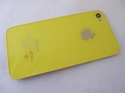 Full LCD Screen + Touch Screen Digitizer Assembly with Back Cover for iPhone 4 - Yellow 04