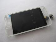 Full LCD Screen + Touch Screen Digitizer Assembly with Back Cover for iPhone 4 (Transparent White) 03