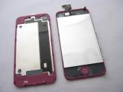 Full LCD Screen + Touch Screen Digitizer Assembly with Back Cover for iPhone 4 - Purple 02