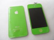 Full LCD Screen + Touch Screen Digitizer Assembly with Back Cover for iPhone 4 - Green