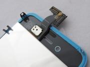 Full LCD Screen + Touch Screen Digitizer Assembly with Back Cover for iPhone 4 - Light Blue 04