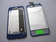 Full LCD Screen + Touch Screen Digitizer Assembly with Back Cover for iPhone 4 - Deep Blue 02