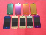 Front Mirror LCD Screen + Touch Screen Digitizer Assembly with Back Cover for iPhone 4 (Colourful)