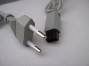 AC Power Adapter Adaptor Two Pins for WII (EU Plug) 02