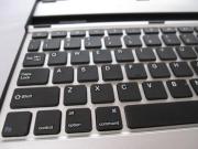 Mobile Aluminum Wireless Bluetooth Keyboard with USB Cable for iPad 2 / New iPad - Black 02