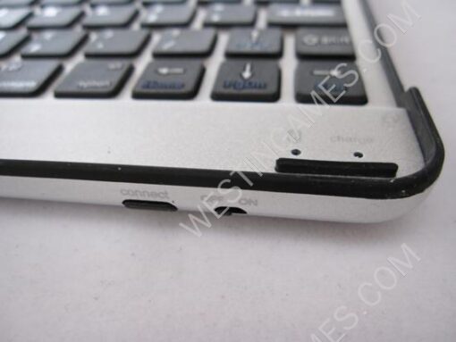 Mobile Aluminum Wireless Bluetooth Keyboard with USB Cable for iPad 2 / New iPad - Black - Image 3