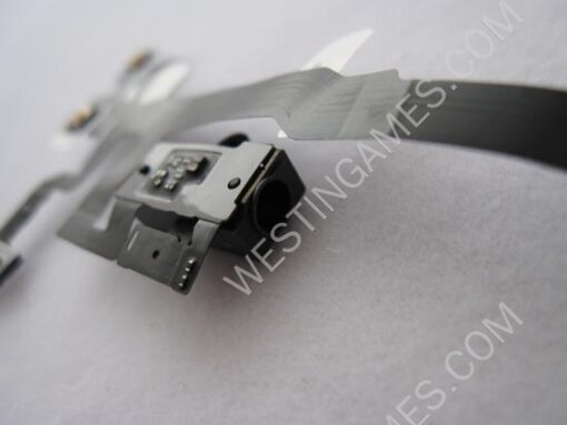 Headphone Audio Jack Flex Cable & Volume Control Flex Cable for iPhone 4S - Black - Image 3