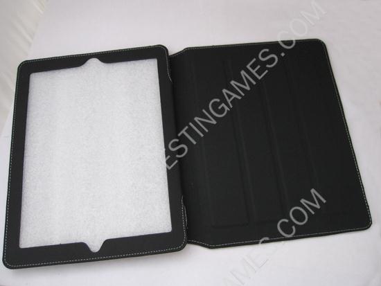 Nice Anti-Scratch Protective Leather Case Cover Sleeve for Apple iPad 2 - Black - Image 2