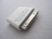 Micro/Mini USB Female to 30pin Dock Male Data Charger Adapter iPhone 3GS 4 4S iPad 2 3- White
