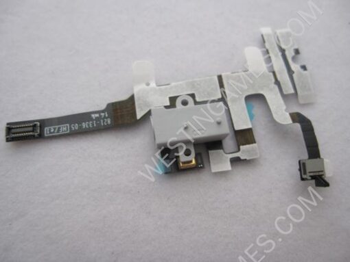 Headphone Audio Jack Flex Cable & Volume Control Flex Cable for iPhone 4S - White