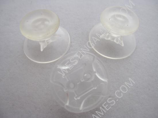 XBOX 360 Controller D-PAD Analog Joystick Thumbstick Cap 3 Set - Transparent Clear