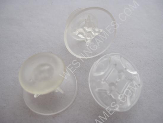 XBOX 360 Controller D-PAD Analog Joystick Thumbstick Cap 3 Set - Transparent Clear - Image 2