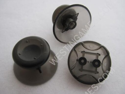 XBOX 360 Controller D-PAD Analog Joystick Thumbstick Cap 3 Set - Transparent Black - Image 2
