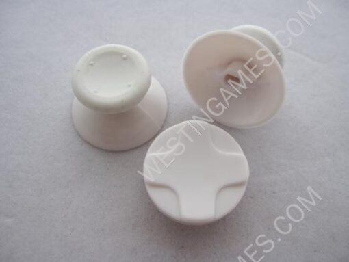 XBOX 360 Controller D-PAD Analog Joystick Thumbstick Cap 3 Set - White