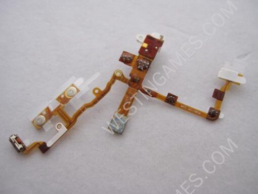Headphone Audio Jack Flex Cable & Volume Control Flex Cable for iPhone 3GS - White - Image 2