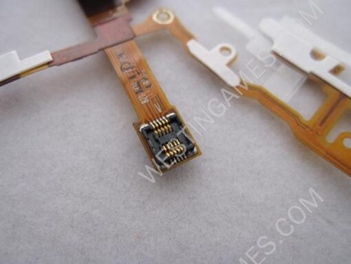 Headphone Audio Jack Flex Cable & Volume Control Flex Cable for iPhone 3GS - White - Image 4