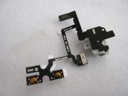 Headphone Audio Jack Flex Cable White For iPhone 4G 02