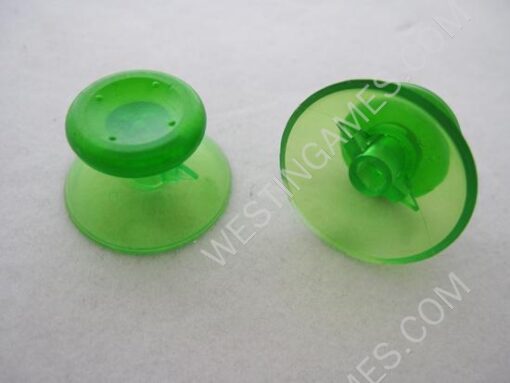 XBOX 360 Controller D-PAD Analog Joystick Thumbstick Cap 3 Set - Transparent Green - Image 2