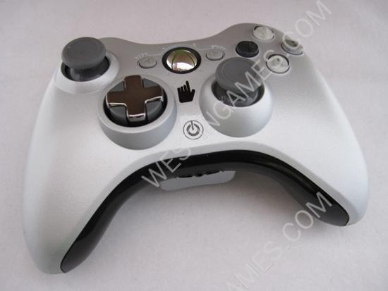 New Special Edition Xbox360 Wireless Controller w/ Transforming D-Pad - Silver (Refurbished) - Image 2