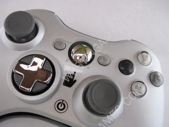 New Special Edition Xbox360 Wireless Controller w/ Transforming D-Pad - Silver (Refurbished) - Image 5
