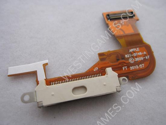 Dock Connector Charging Port Flex Cable Spare Part for iPhone 3GS - White