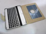 Grace Multi-Function Leather Case with Bluetooth Keyboard for iPad 2 / New iPad 3 - Black