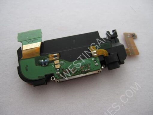 Charger Port Dock Flex Cable with Antenna Speaker Mic for iPhone 3GS - White