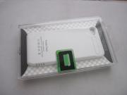1800mah External Power Pack Battery Charger Stand Case Cover for iPhone 4 4S - White