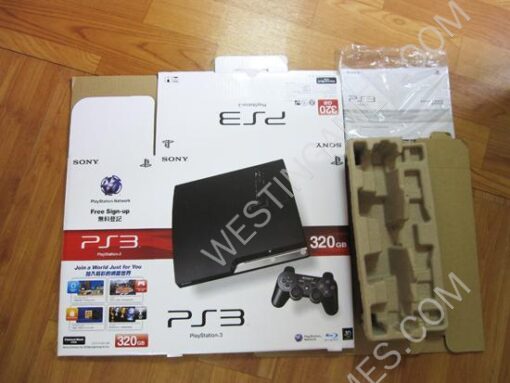 Game Console Packing Black for PS3 Slim 120GB 250GB 320GB