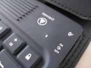 Wireless Bluetooth Silicon Keyboard Leather Case Cover for iPad 2 /3 - Dark Blue 04