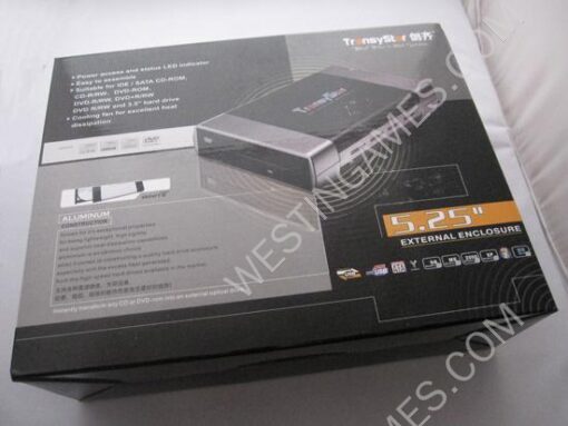 525QSU External Enclosure Case USB 2.0 5.25'' Sata for All DVD Drive - Image 6