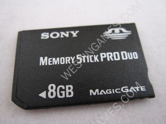 Memory Stick PRO DOU 8GB for Sony PSP