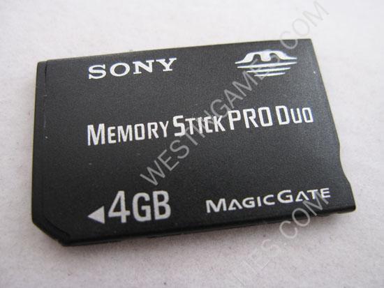 Memory Stick PRO DOU 4GB for Sony PSP