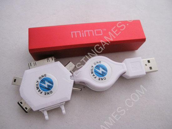 2800mah Mimd Rechargeable Power Bank for Mobile Phone/Tablet PC/ Most Digital Device －Red 02