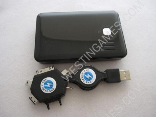 5000mah Mimd Rechargeable Power Bank for Mobile Phone/Tablet PC/ Most Digital Device - Black - Image 2