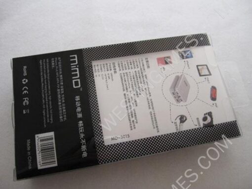 5000mah Mimd Rechargeable Power Bank for Mobile Phone/Tablet PC/ Most Digital Device - Black - Image 6